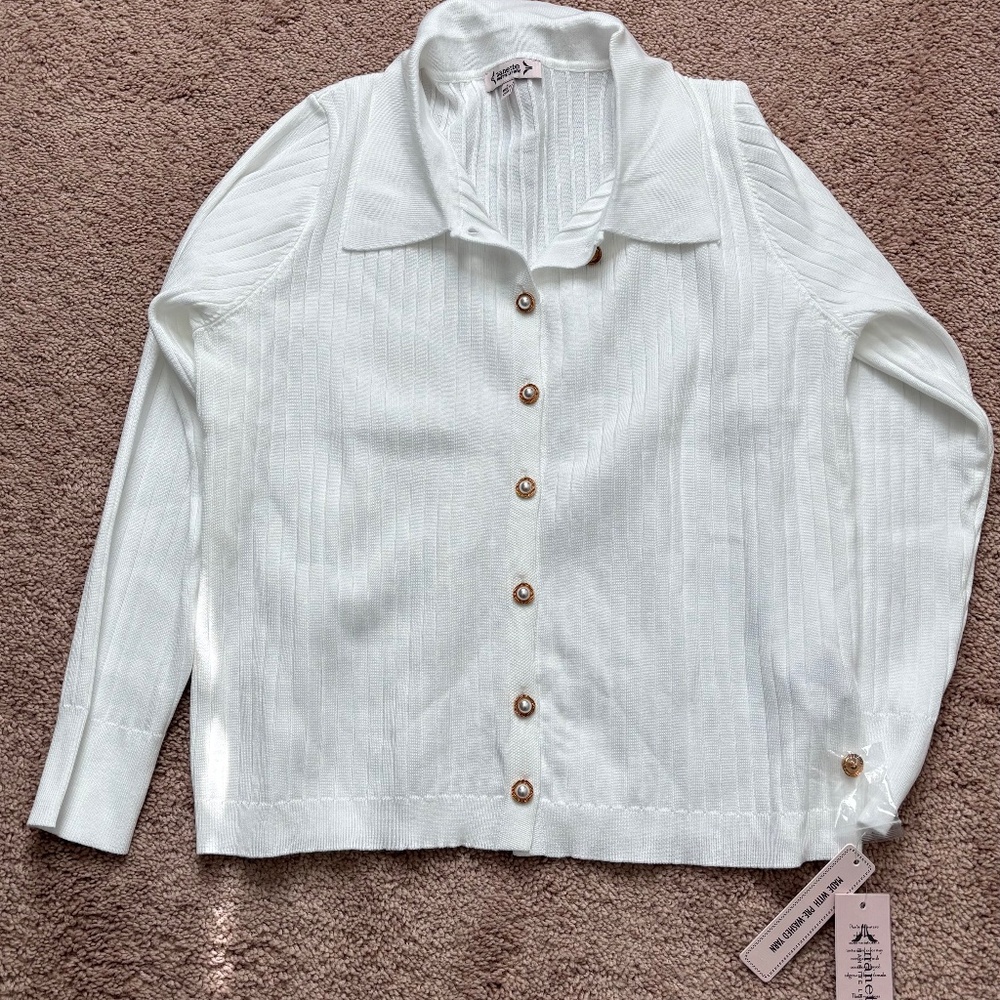 Nanette Lepore cream sweater